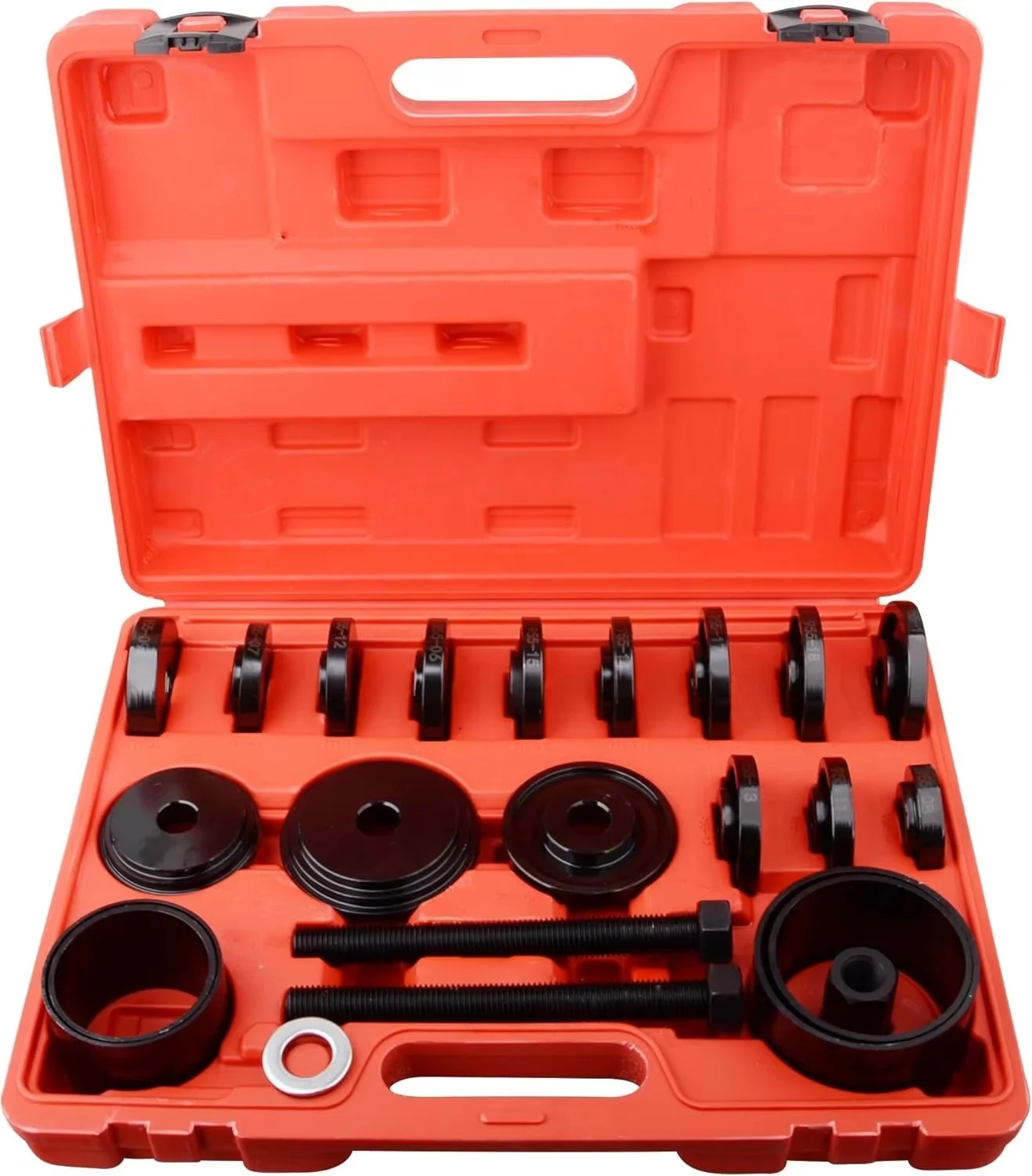24pcs FWD Front Wheel Drive Bearing Removal Tool, Wheel Bearing Press Kit Bearing Adapters Bearing Installer Tool