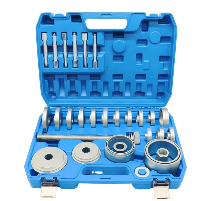 30PCS Wheel Bearing Press Kit, On-Car Front Wheel Hub Bearing Removal & Installation Tool Set, FWD Steering Knuckle Bearing Puller with Multiple Adapters for Cars & Light Trucks
