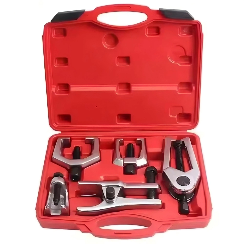 5-Piece Ball Joint Separator Tool Kit, Tie Rod End Puller, Pitman Arm Splitter, Ball Joint Remover Set