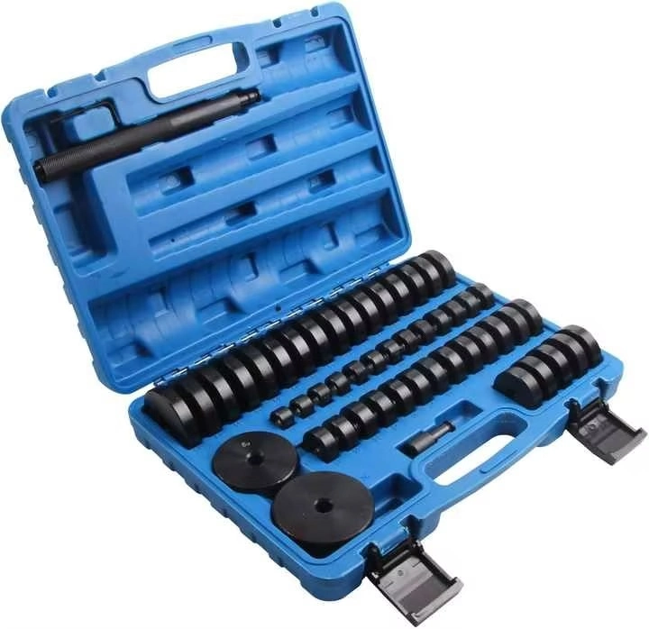 52PCS Bearing Race & Seal Driver Set, Bushing Bearing Install Tool Kit, Universal Wheel Axle Seal Bushing Driver with Solid Handle for Automotive Bearings, Seals and Bushings