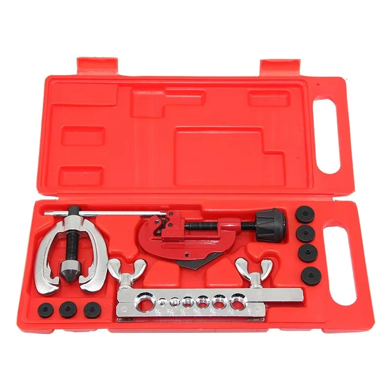 CT-97FB 45 Degree Single Flaring Tool Kit with Tube Cutter, Professional Copper Brake Line & HVAC Tubing Flare Tool Set